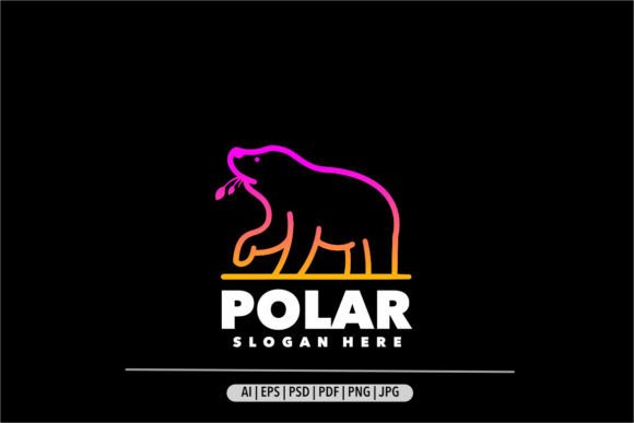 Download Polar Bear Line Art Symbol Logo - Art Collection