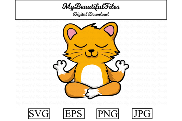 Download Yoga Cat Cartoon - Art Collection