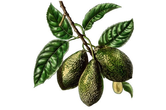 Download Hand Drawn Avocado PNG Clipart - Art Collection