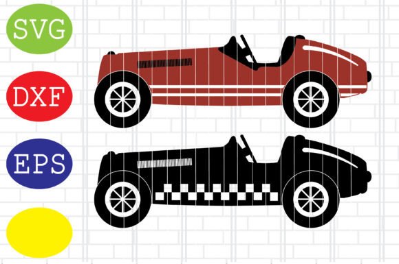 Download Retro Race Car Svg, Racing Cars Clipart - Art Collection