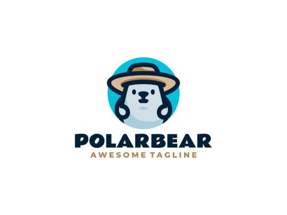 Download Polar Bear Mascot Cartoon Logo - Art Collection