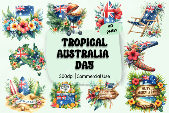 Download Tropical Australia Day Clipart - Art Collection