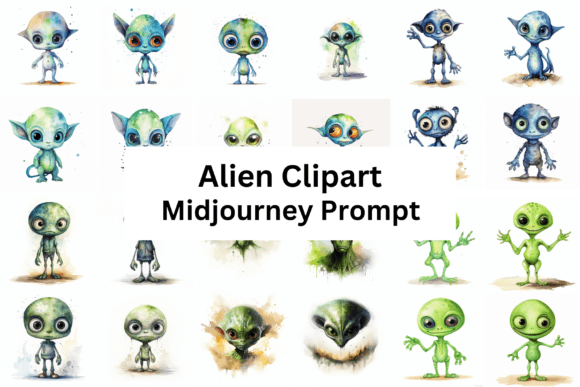 Download Ai Prompt for Alien Clipart - Art Collection
