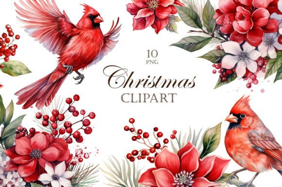 Download Watercolor Christmas Clipart. - Art Collection