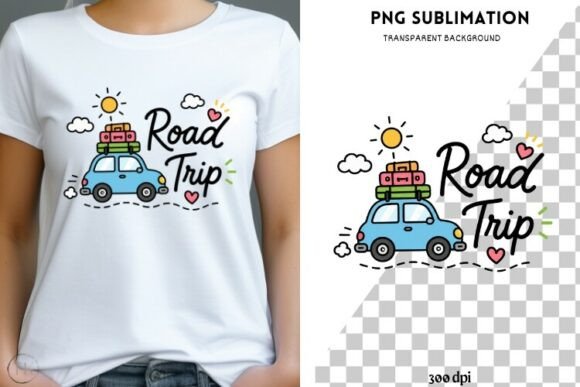 Download Road Trip PNG | Cute Travel Car Clipart - Art Collection