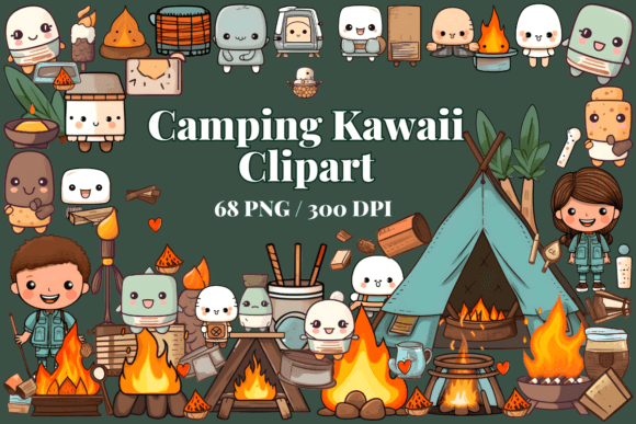 Download Camping Kawaii Clipart Cute PNG / Hiking - Art Collection