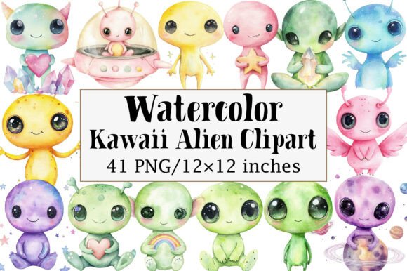 Download Kawaii Alien Clipart - Art Collection
