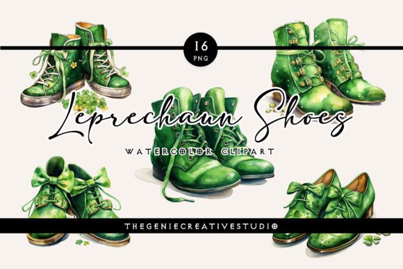 Download Watercolor Leprechaun Shoes PNG Clipart - Art Collection