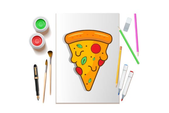 Download A Slice of Pizza Vector Art - Art Collection