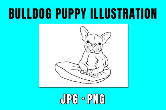 Download Bulldog Puppy - Dog Line Art Drawing - Art Collection