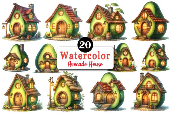Download Avocado House Clipart - Art Collection