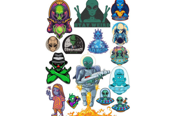 Download The Alien Clipart Set 2 - Art Collection
