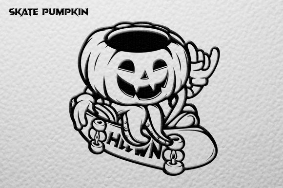 Download Pumpkin Skate Vector Graphic - Vector graphic Collection