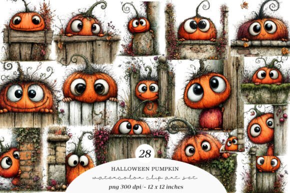 Download Whimsical Halloween Pumpkin Clipart - Art Collection