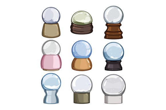 Download Snow Ball Set Cartoon Vector Illustratio - Art Collection