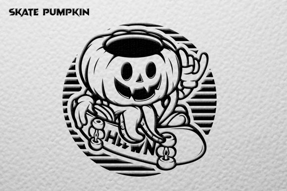 Download Pumpkin Skate Vector Graphic - Vector graphic Collection