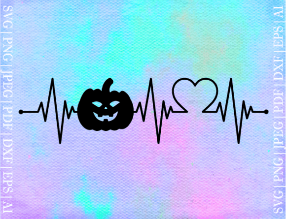 Download Heartbeat Pumpkin SVG - Art Collection