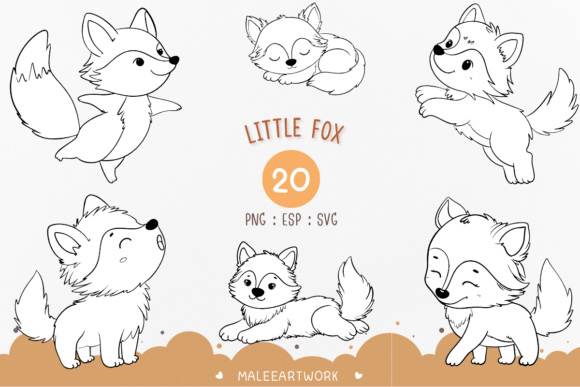 Download Little Fox Clipart, Cute Baby Fox - Art Collection