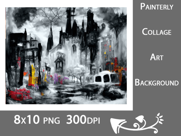 Download Grungy Cyberpunk Painterly Abstract Art - Art Collection