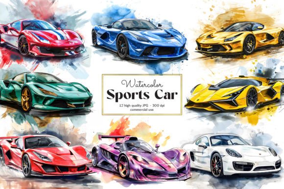 Download Sports Racing Car Clipart Pack - Art Collection