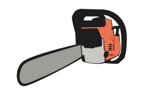 Download Illustration Vector Graphic of Chainsaw - Vector graphic Collection