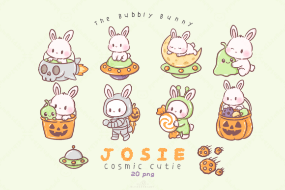 Download Kawaii Bunny Alien Clipart - Art Collection