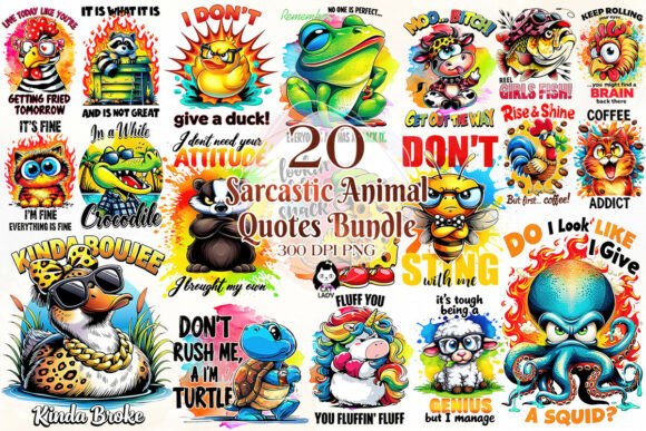 Download Sarcastic Animal Funny Quotes Clipart - Art Collection