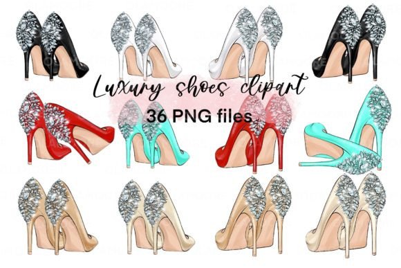Download Rhinestones Shoes Png Clipart - Art Collection
